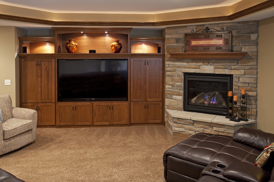 Project Feature Farmington Basement Bar, Entertainment Area, and New