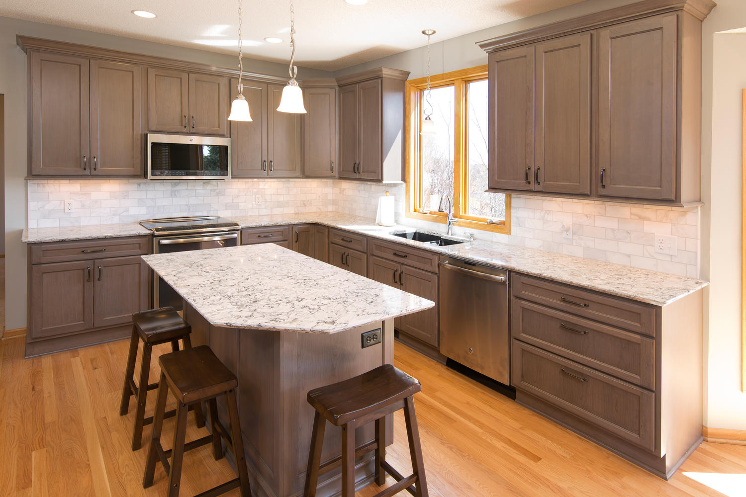 Project Feature: Bright Grey Kitchen - The Cabinet Store