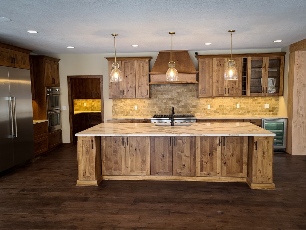 Knotty Alder Kitchen Cabinets Solid Wood Construction | Cabinets Matttroy